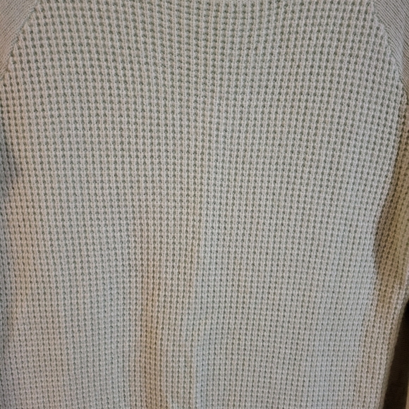 J. Crew Women's Mint Wool Seafoam Green Waffle Knit Long Sleeve Sweater Size S - Picture 7 of 7